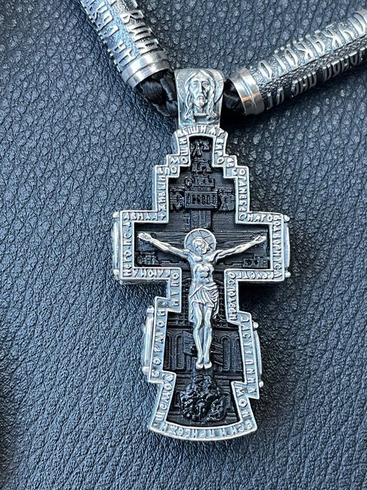 Сребърен кръст ръчна изработка