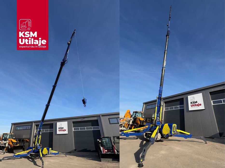 Mini Macara Spider Hibrid SPT S7 3t 17m Jib Inclus Stoc KSM