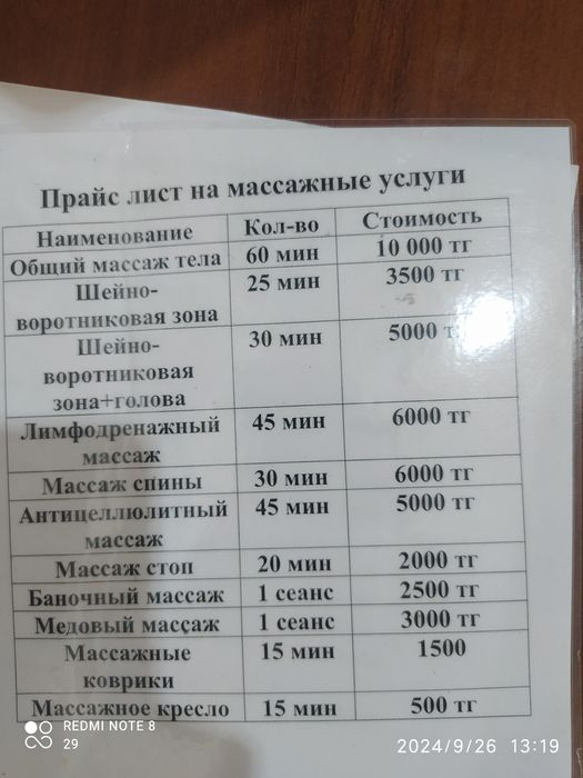 Профессиональный массаж