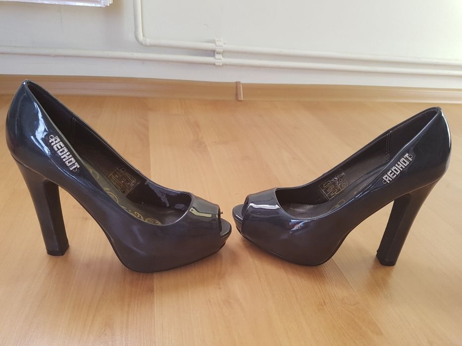 Pantofi  de ocazie Redhot,cu toc de 13 cm,