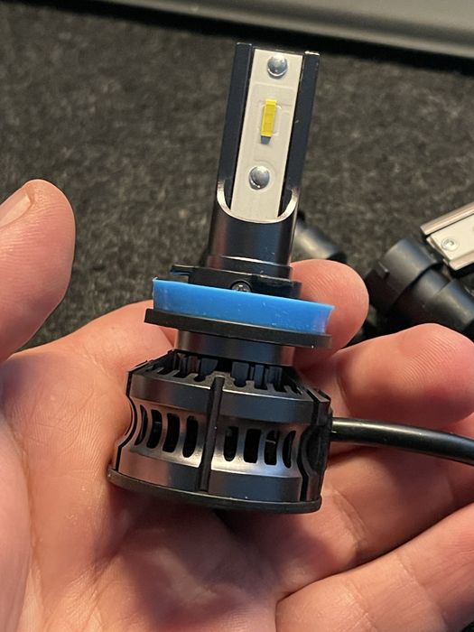 Set becuri auto LED H8 5000k 160 W (noi)