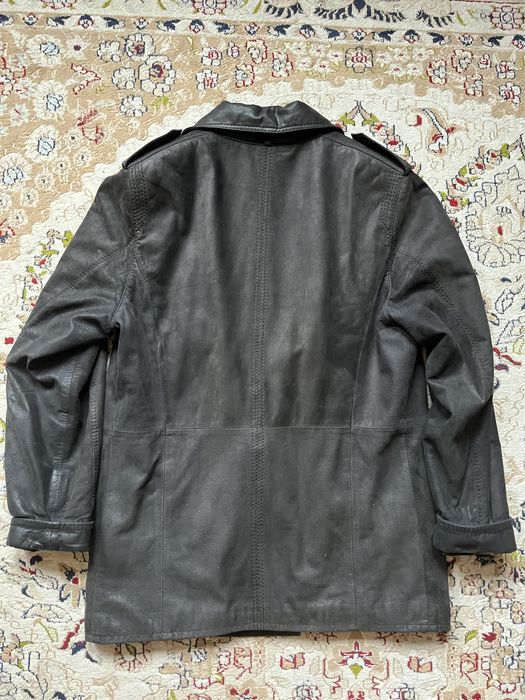 Куртка кожанная демисезонная, мужская