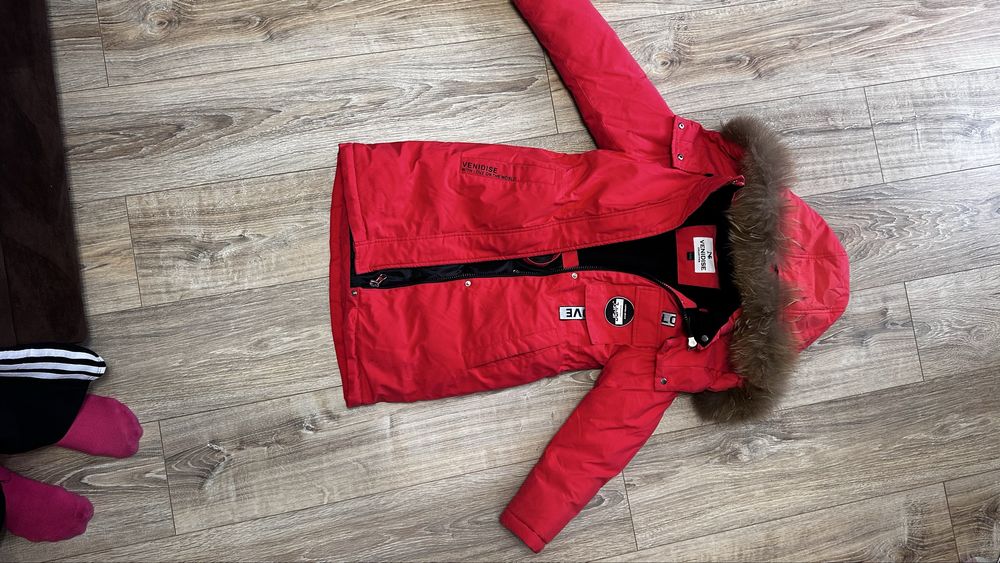 Куртка парка детская натуралка