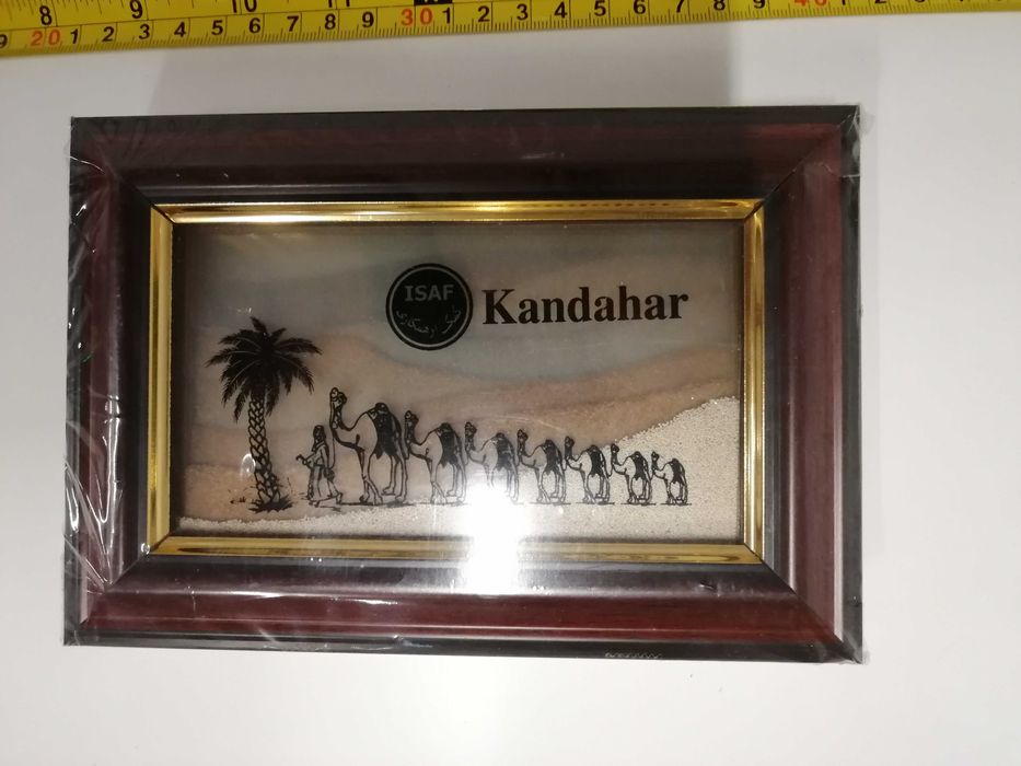 Пано с оригинален пясък от 7-те  Арабски емирства