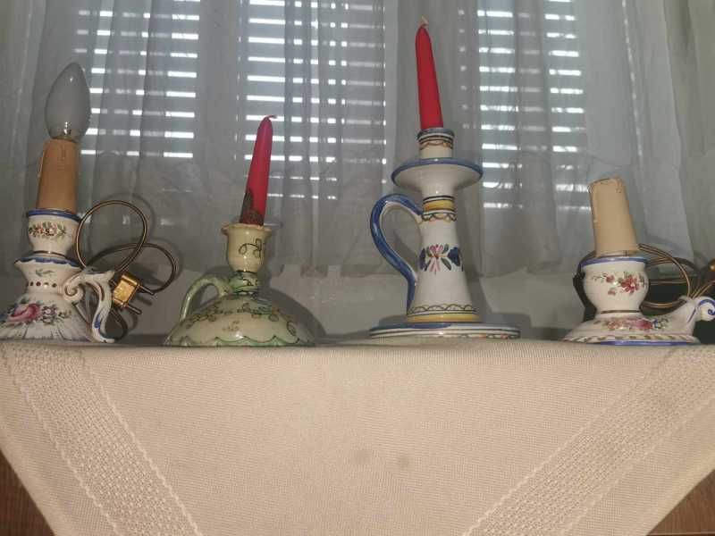 Set de veioza cu suport de lumanarii