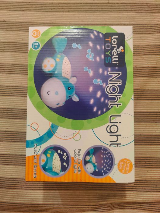 LORELLI Toys Нощна лампа с проектор ЗАЙЧЕ РОЗОВ