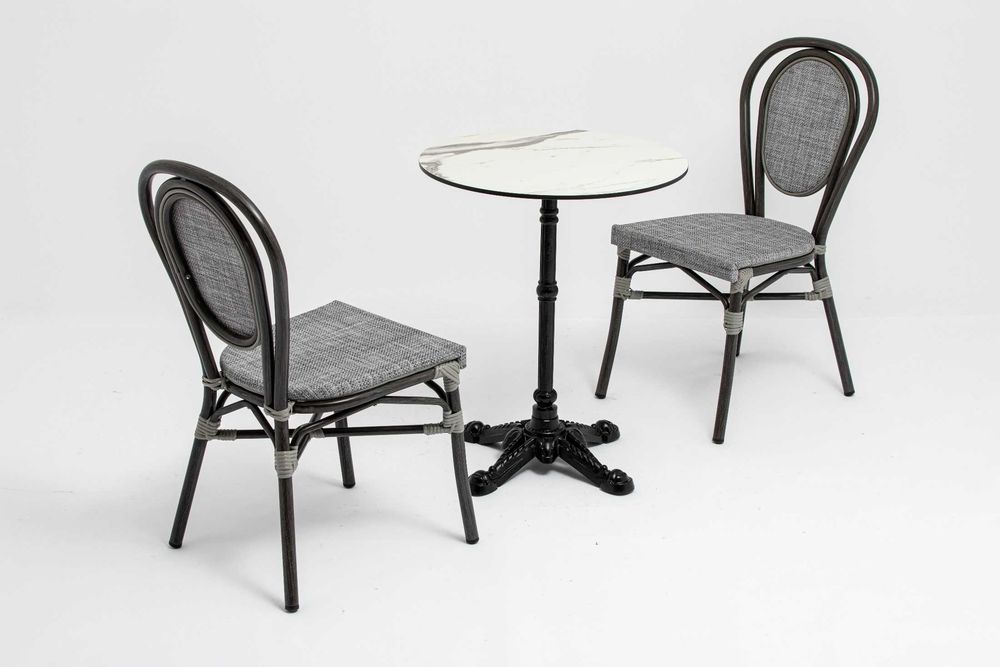 STOC#Scaun terasa HoReCa model French Bistro Arabesque