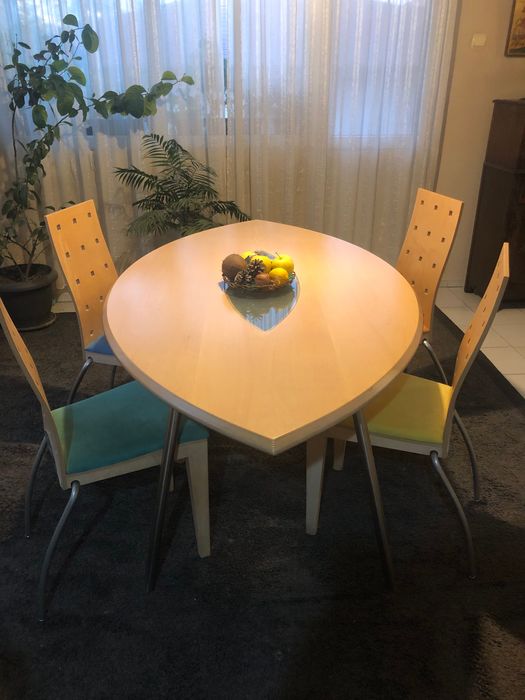 Швейцарски дизайнерски  трапезарен комплект-  Mobel Pfister