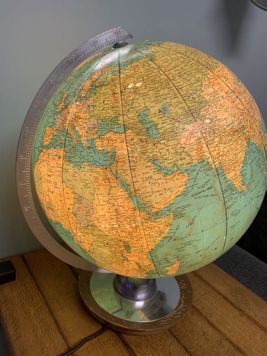 Стъклен глобус / JRO Verlag / 50-те
