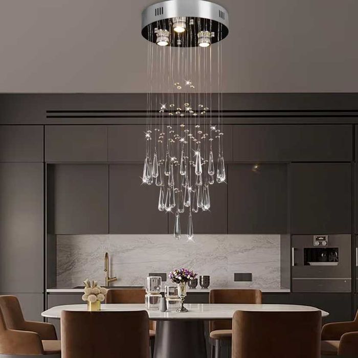 Candelabru modern din cristal