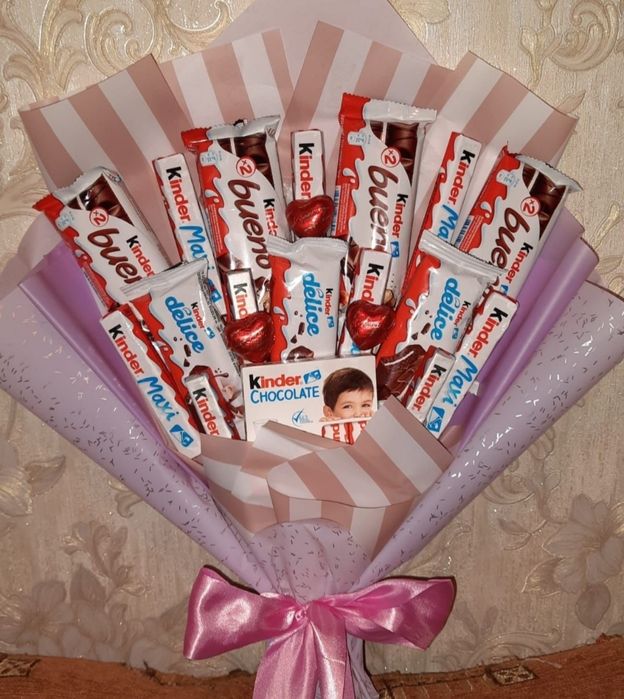 Букеты из Киндера