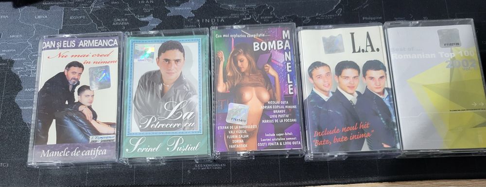 Casete cu manele si muzica romanească
