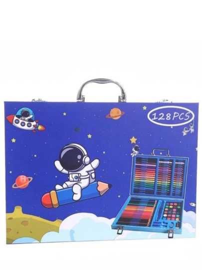 Художественный набор карандашей,красок в кейсе