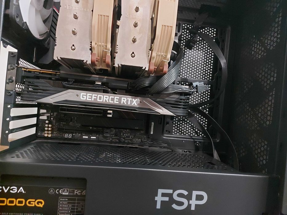 Геймърски компютър RTX 3090 AMD Ryzen 9 5900x 64GB RAM 2TB SSD