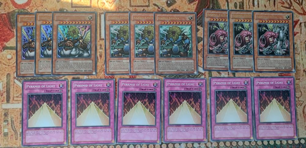 Yu-Gi-Oh - Pyramid of Light + Sphinx