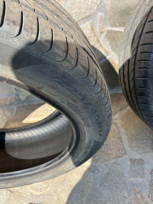 4 Anvelope vara Pirelli la pret de 3 225/45R17 DOT 2024
