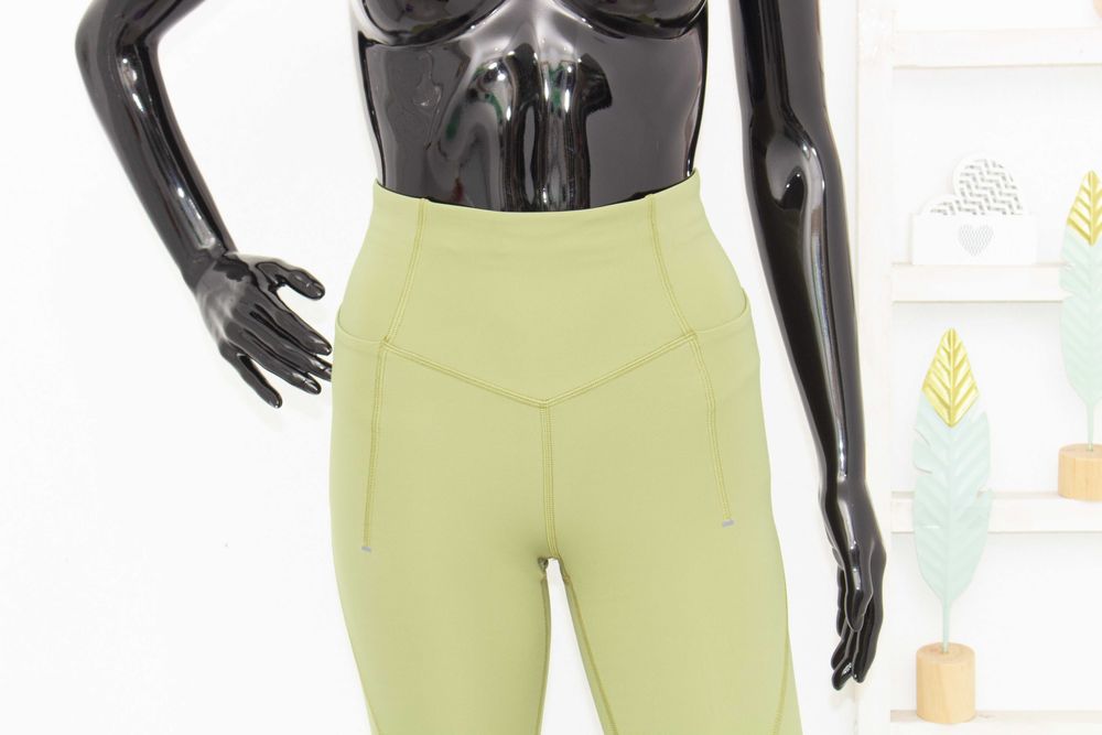 Lululemon Wunder Train оригинален дамски клин висока талия зелен XS