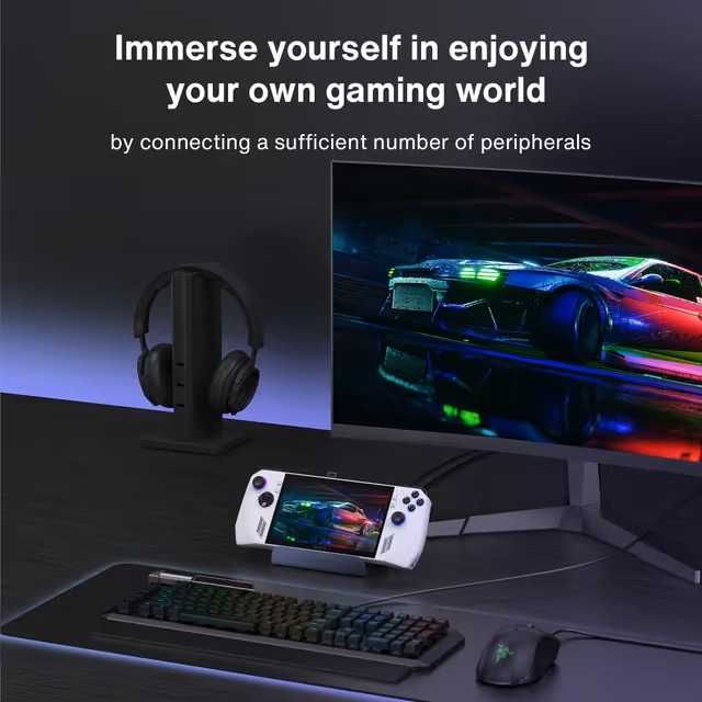 Dock iVANKY Statie de andocare 8 in 1 pentru console portabile (ROG Ally, Steam Deck, Lenovo Legion GO)