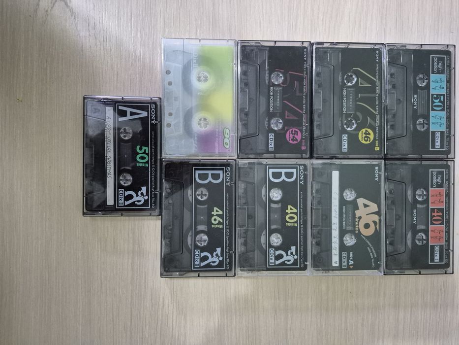 Аудиокассеты б/у SONY