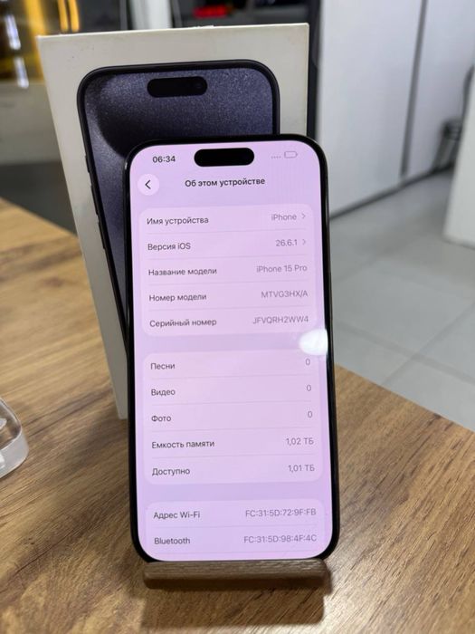 iPhone 15Pro•1TB/87%BlueTitanium Айфон 15Про•1ТБ/87%СинийТитан