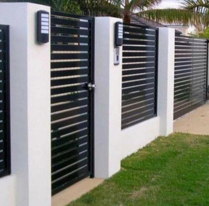 Garduri din sipca metalica, plasa, tabla, BCA, panou tip jaluzele