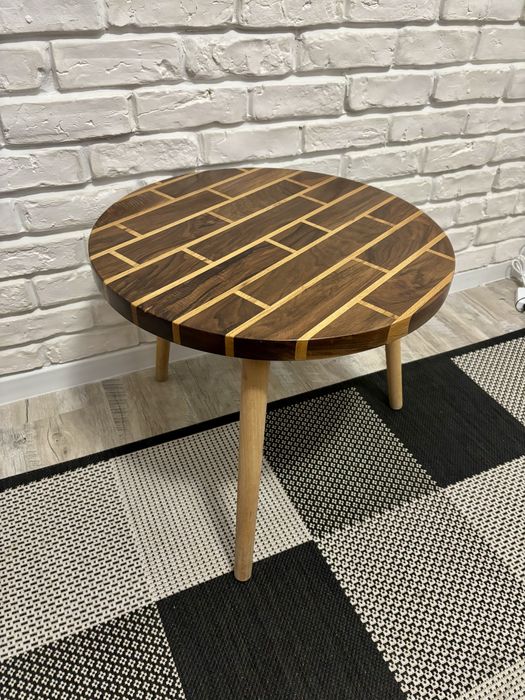 Masuta de cafea  din nuc și stejar