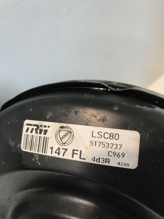 Спирачен серво усилвател с главен цилиндър за Alfa Romeo 147 1.9 (2007) 51753737