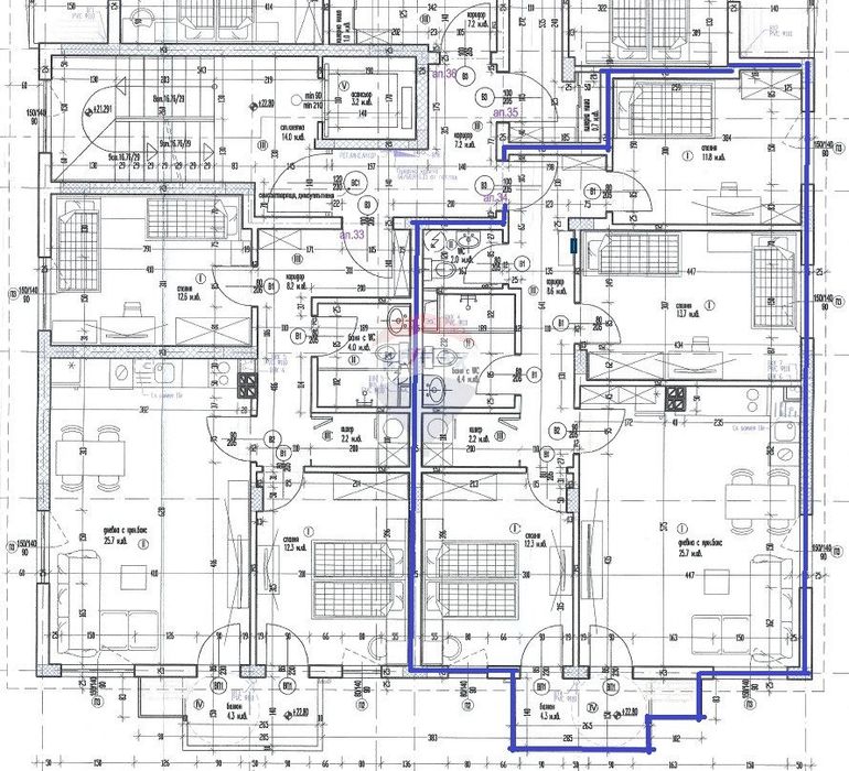 Продава се Четиристаен апартамент в Варна, Левски - 107 кв.м за 2206 €/кв.м - Снимка #8