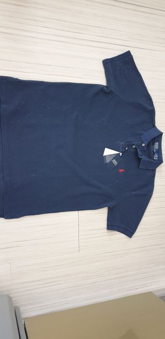 POLO Ralph Lauren Garment Dyed Pique Cotton  L ОРИГИНАЛ! Мъжка Тениска