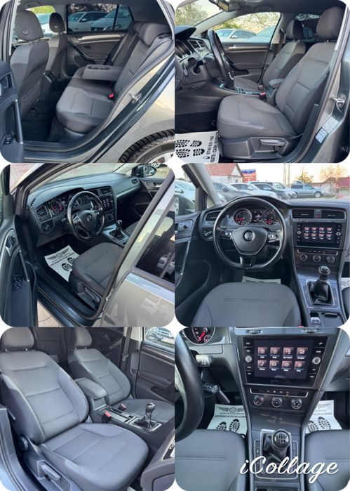 VW GOLF VII AN 2019 IMPORT ITALIA FARURI LED 1.6 TDI EURO 6 STARE TEHNICA ESTETICA PERFECTA 178.000 KM, Garantie 12 Luni Raport Carvertical Fara Repro