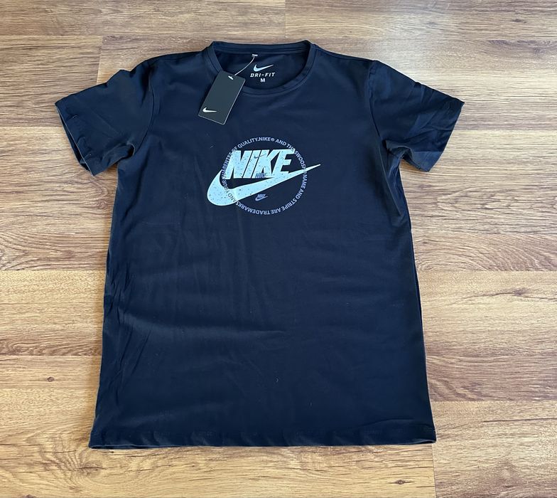 Мъжка,памучна,черна тениска Nike