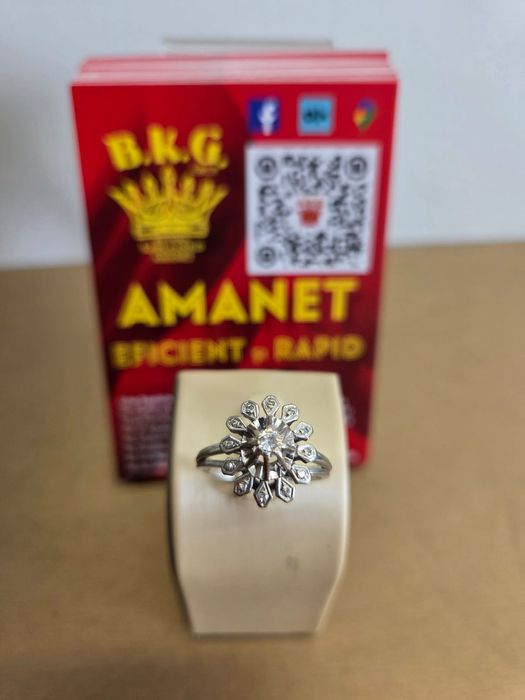 Inel din aur de 18k cu briliante Amanet BKG