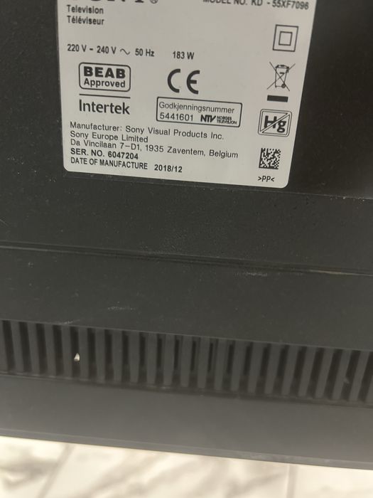 Телевизор Sony 55 инча ultra hd