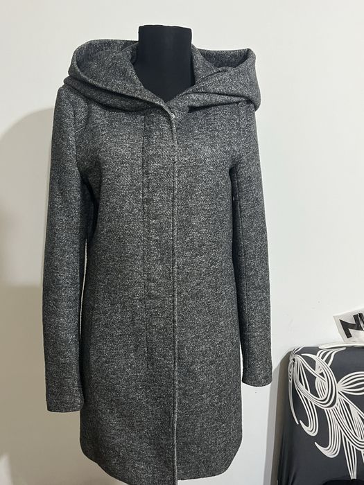 Geacă ONLY hood gri (S), noua, fara eticheta