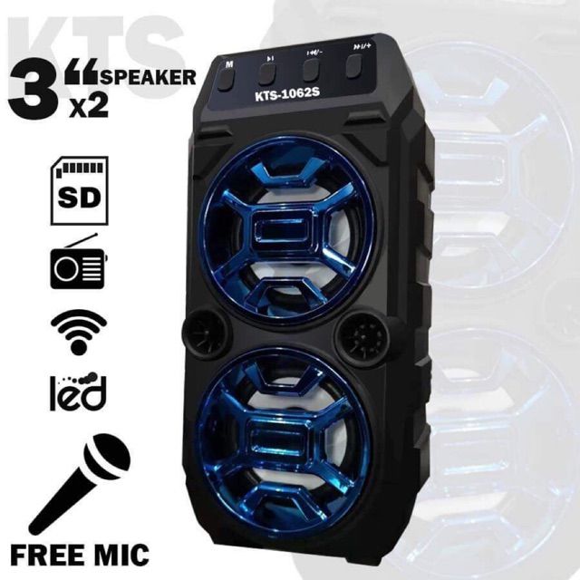 Промоция Bluetooth Караоке Колона Тонколона KTS с Радио + микрофон