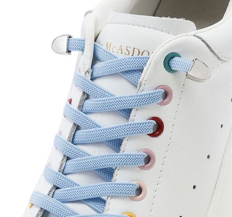 Еластични връзки за обувки/маратонки с метални стопери