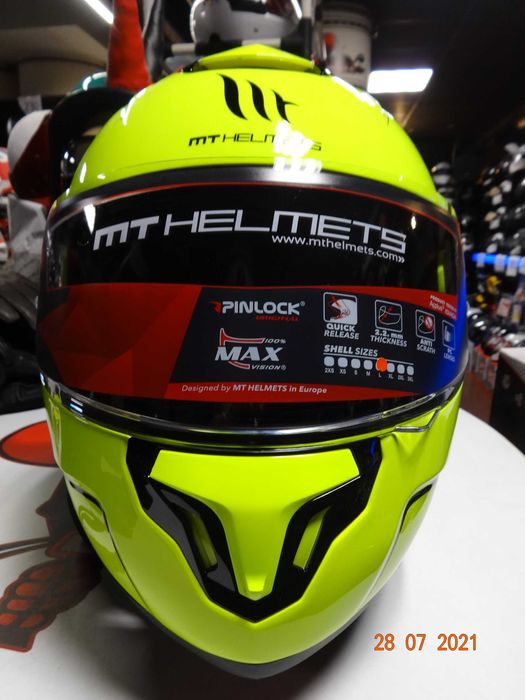 каска MT Helmets каска ATOM SV модуларна мото каска тъмни очила