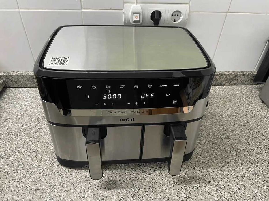 Vand Airfryer Tefal Dual Easy Fry & Grill cu Garantie