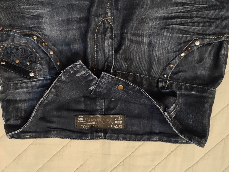 Дънкова пола, размер 38