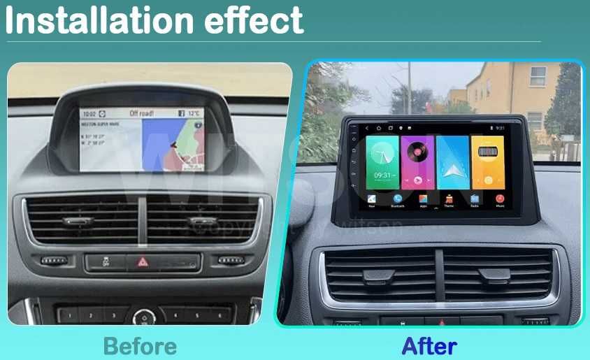 Мултимедия Двоен дин за Opel Mokka 1 плеър Android Навигация 2DIN