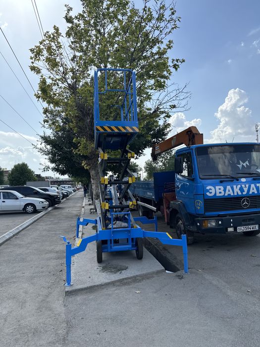 Подъемник ножничный передвижной 500 кг. Padyomnik qaychilik 500kg