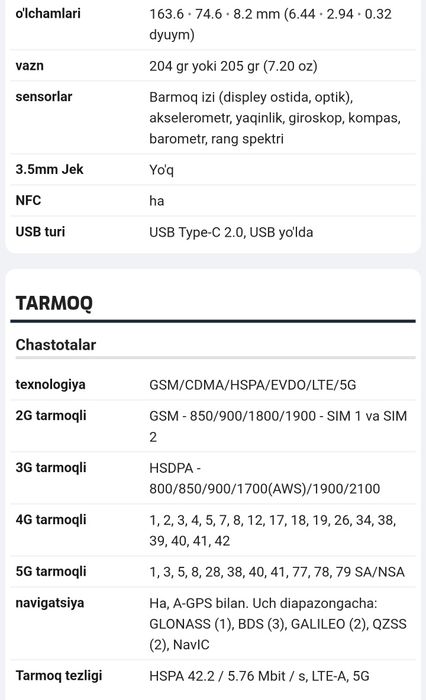 Xiaomi 12 S Pro holati ideal karobka dakument zaryadka hammasi bor