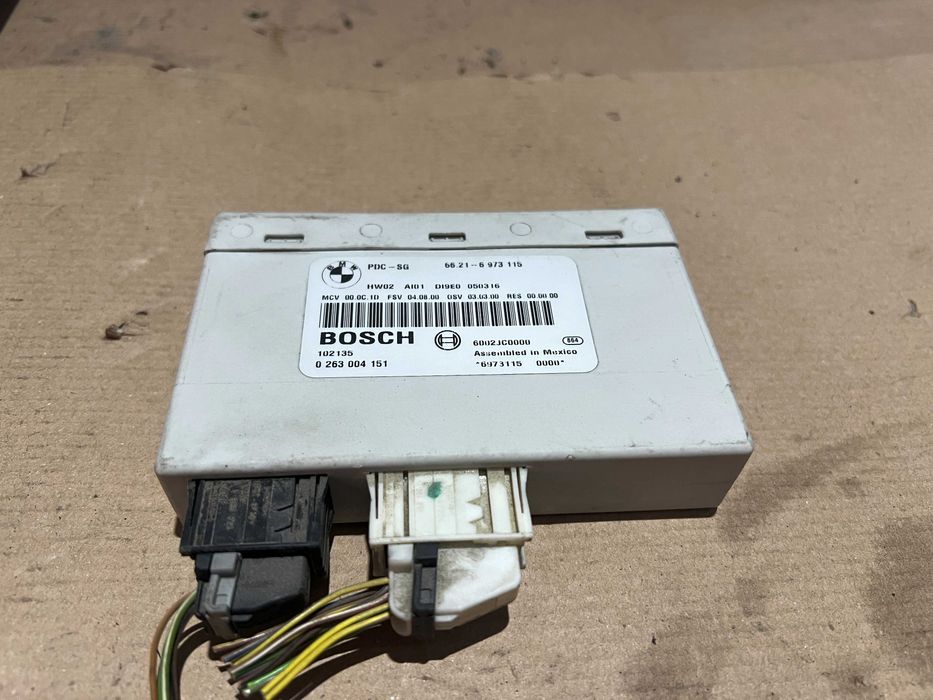 Modul PDC senzori de parcare BMW Seria 1 E87 LCI 116i 2008 - Cod 0263004151 6973115