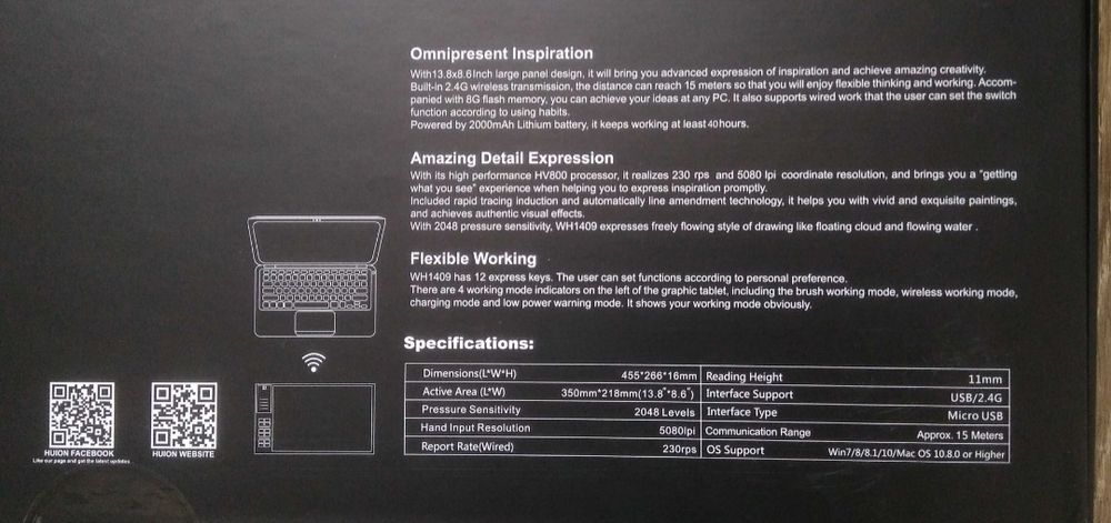 Планшет графический (новый)