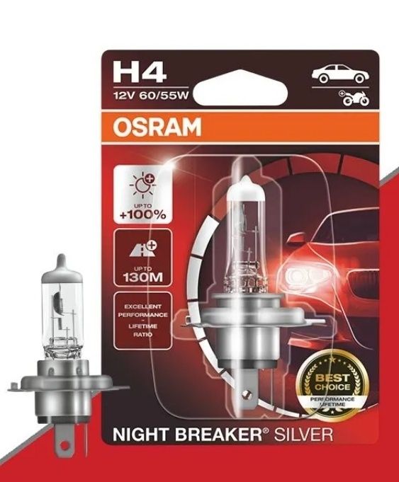 Авто лампы Osram Н4 Night Breaker SILVER