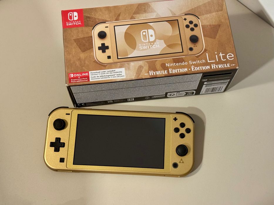 Nintendo Switch Lite Editie Speciala - Hyrule Edition, Gold
