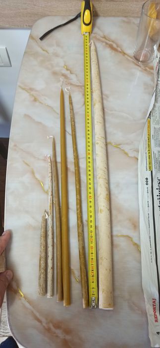 Vând lumânări din ceară naturală de albina