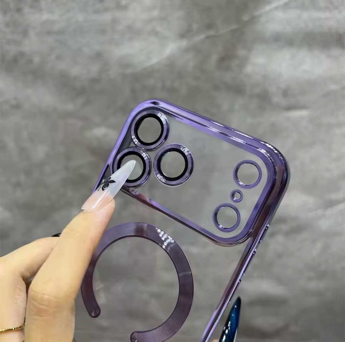 Husa Luxury MagSafe pt iPhone Air / 17 / 17 Pro / 17 Pro Max