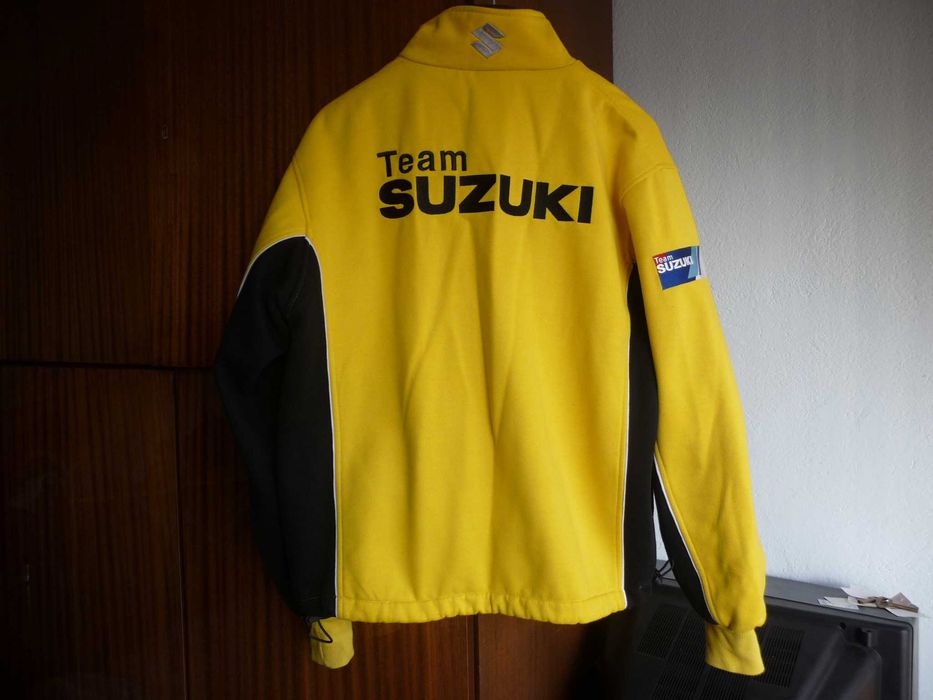 Superdry мъжко кожено яке moto Suzuki мото Супер драй Сузуки Спешно