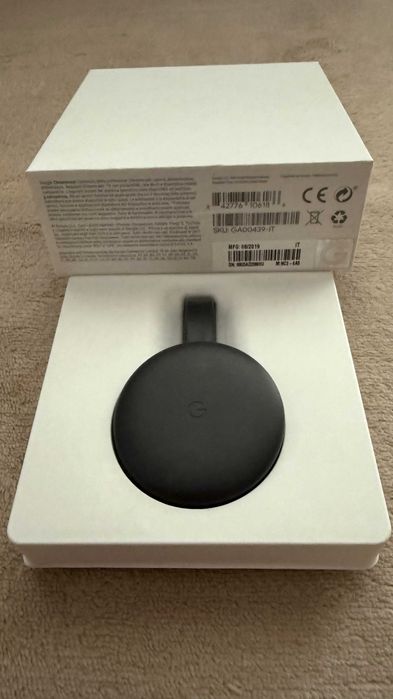 Google Chromecast 3 model GA00439 full box